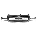 GRILLE CHR/TEXTURED BLK SIERRA CLASSIC 1500/2500 EXC HD 0307