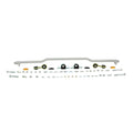 SWAY BAR 22MM X HEAVY DUTY BLADE ADJ 22MM SUITS MODELS W/OUT OEM SWAY BAR 3 POIN