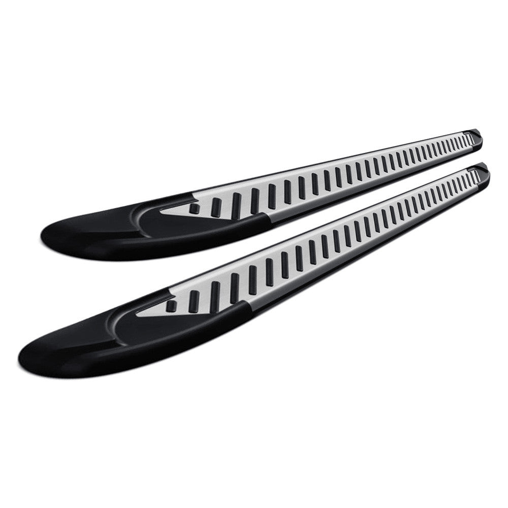 2224 SANTA CRUZ RUNNING BOARDS RALTS SIDE STEPS SILVER
