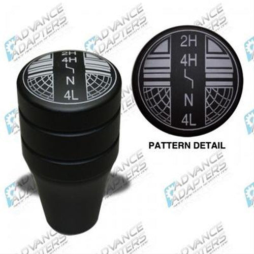 KNOB- BLACK TRANSFER CASE JK TECH 2007-2013