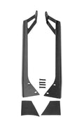 ~(7 lbs. 24X6X5)~ Jeep YJ Window Pillar Bracket 1986-95 Wrangler YJ Black Powdercoat Pair Quake LED
