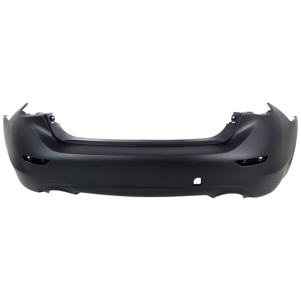 CAPA RR BUMPER COVER W/O OBJECT SENSORS; PRIME INFINITI Q50 1417