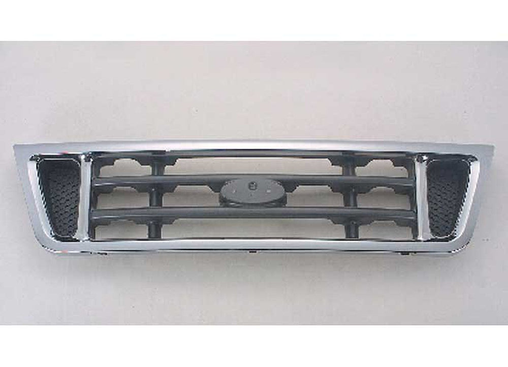 GRILLE CHR/GRY ECONOLINE 03; GAS MODELS 0407