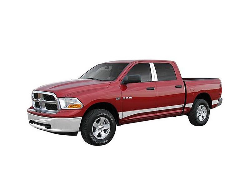 0609 RAM 3500 MEGA CAB DUALLY SHORT BED W/O BSM STAINLESS STEEL ROCKER PANELS