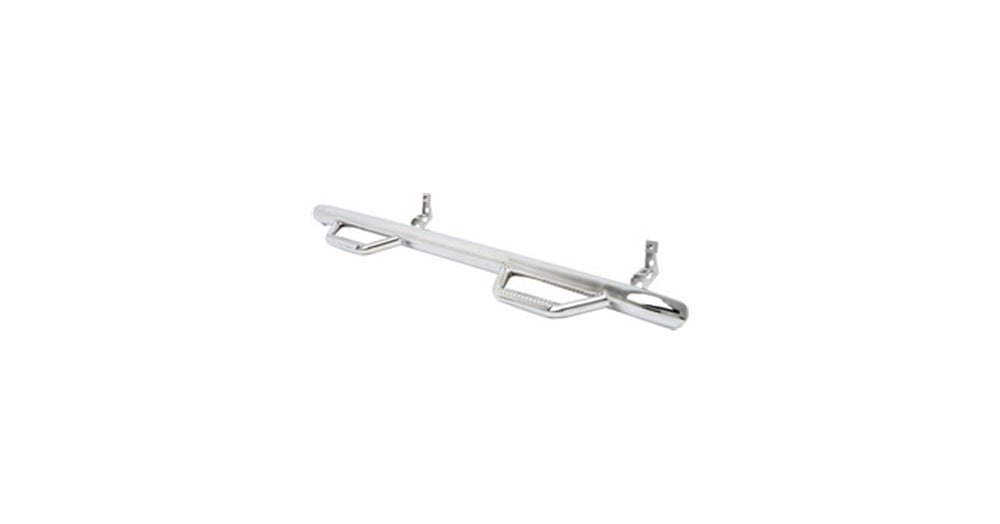 0408 F150 SUPER CREW 5.6FT BED NERF STEPS 4 STEP STAINLESS STEEL