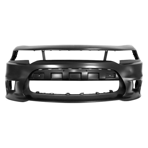 CAPA FRT BUMPER COVER W/HOOD SCOOP; PRIME DODGE CHARGER 15C