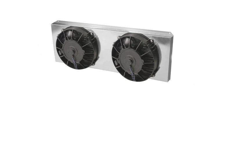 DUAL FAN & SHROUD W/RELAY