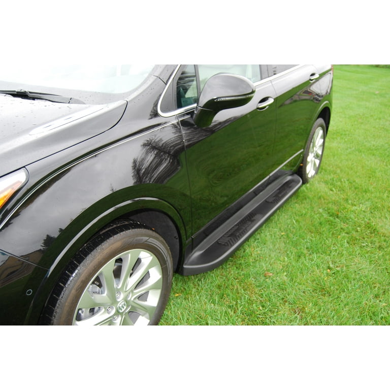 1617 ENVISION BLACK RUNNING BOARDS (BRACKETS INCLUDED)