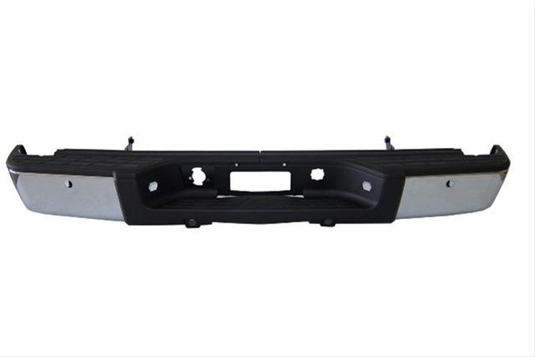 RR STEP BUMPER ASSY CHR W/ PADS&BRKTS SILVERADO/SIERRA 1500 W/ SENSORS 0713