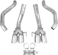 0508 C6 CORVETTE AXLE BACK EXHAUST W/O MUFFLERS