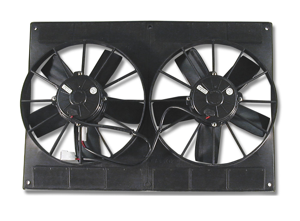 DEWITTS DUAL FAN KIT 2700 CFM FITS DEWITTS 2 ROW CORE
