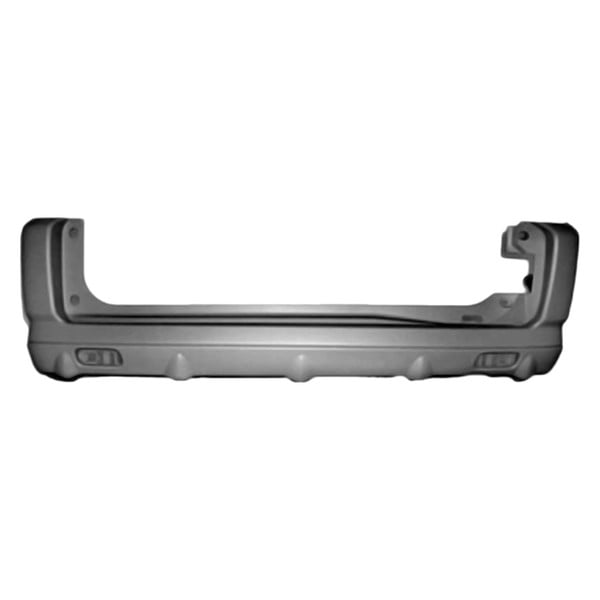 CAPA RR BUMPER COVER MATTEGRAY/BLACK; GRAINED FINISH; USA MARKET HONDA CRV 0204