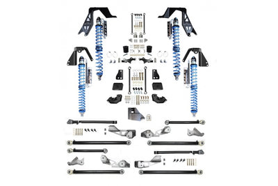 JLU HIGH CLEARANCE PRO LONG ARM NV2514 W/ COMPRESSION ADJUSTERS BLACK