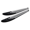 9918 SILVERADO CREW CAB BOLT ON TUBULAR SILVER RALT RUNNING BOARD