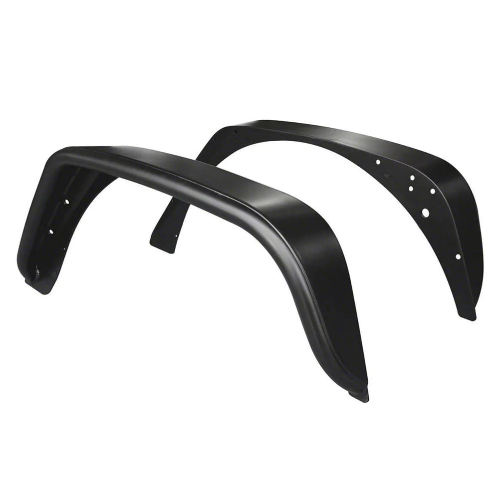 18C JEEP WRANGLER JL REAR STEEL BLACK CRUSHER FENDERS