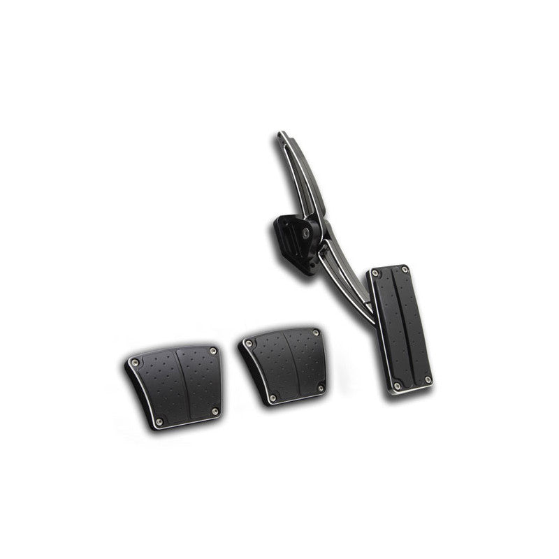 THROTTLE ASSEM BLK CHEVELLE W/MANUAL PADS