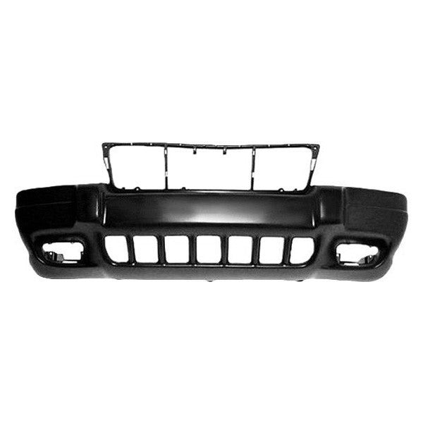 FRONT BUMPER COVER TEXTURED DK GRY W/ F.L. HOLES GRAND CHEROKEE LAREDO 9999
