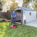 8 X 15 FT OUTDOOR STORAGE SHED (2 WINDOWS) DESERT