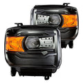 GC SIERA 1500HD 1415 / 2500HD/3500HD 1519 H.L.(BLACK HOUSING & QUAD PROJECTOR)