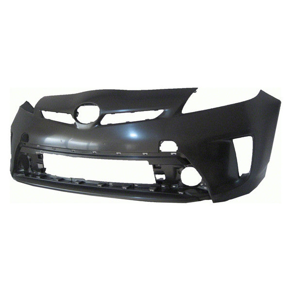 CAPA FRT BUMPER COVER W/O H/LAMP WASHERS; PRIME TOYOTA PRIUS 1215