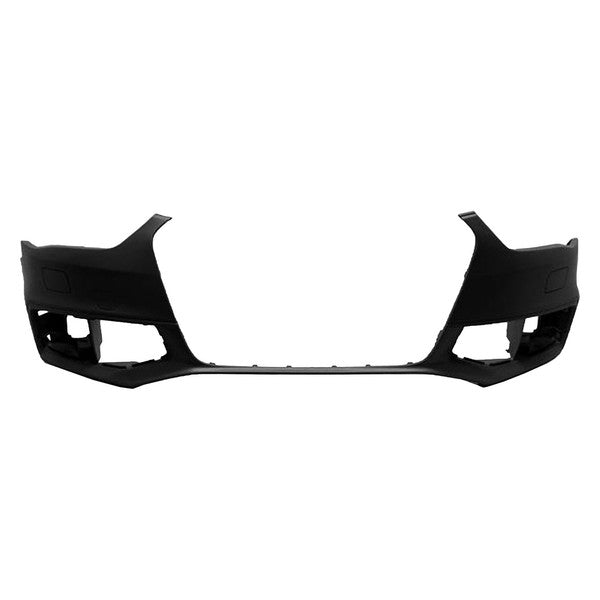 FRONT BUMPER COVER W/SLINE PKG; W/HEADLAMP WASHER; W/O WARNING SYSTEM; PRIME AUDI A4/S4 1316