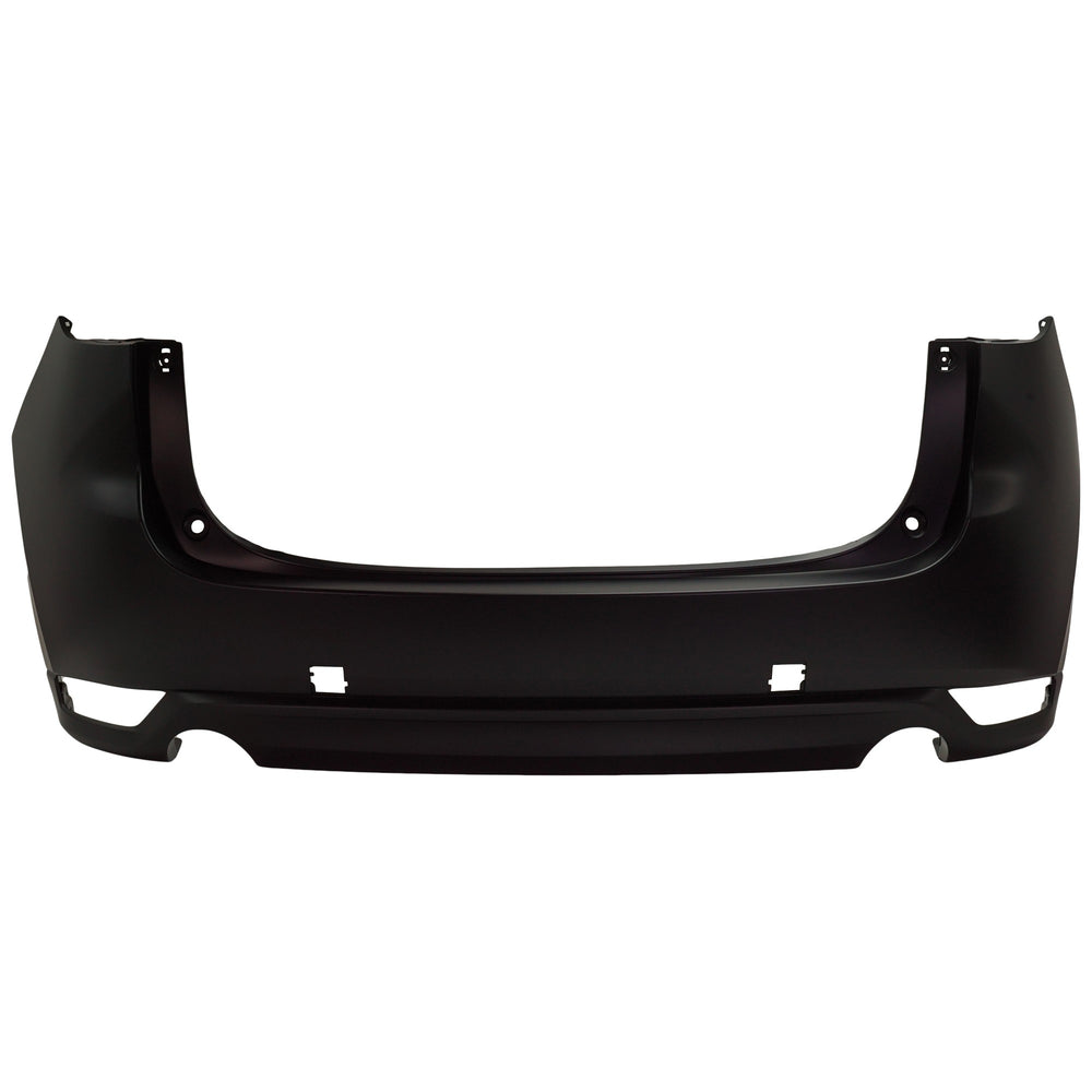 CAPA RR BUMPER COVER W/O PARK ASSIST; W/TEXTURED LOWER; PRIME MAZDA CX5 1717
