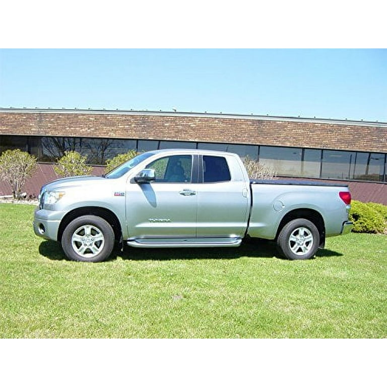 0717 TUNDRA CREWMAX CAB GLASTEP CUSTOM MOLDED FIBERGLASS RUNNING BOARDS(BRKTS SOLD SEP)