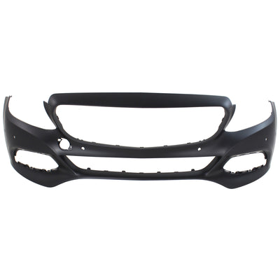 FRONT BUMPER COVER; COUPE/SDN; W/O SPORT PKG; W/O SURROUND VIEW; W/ACTIVE PARK; PRIME; C CLASS 1517