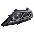 LH HEADLAMP ASSY COMPOSITE; HALOGEN HONDA ACCORD CPE EX|EXL 1617