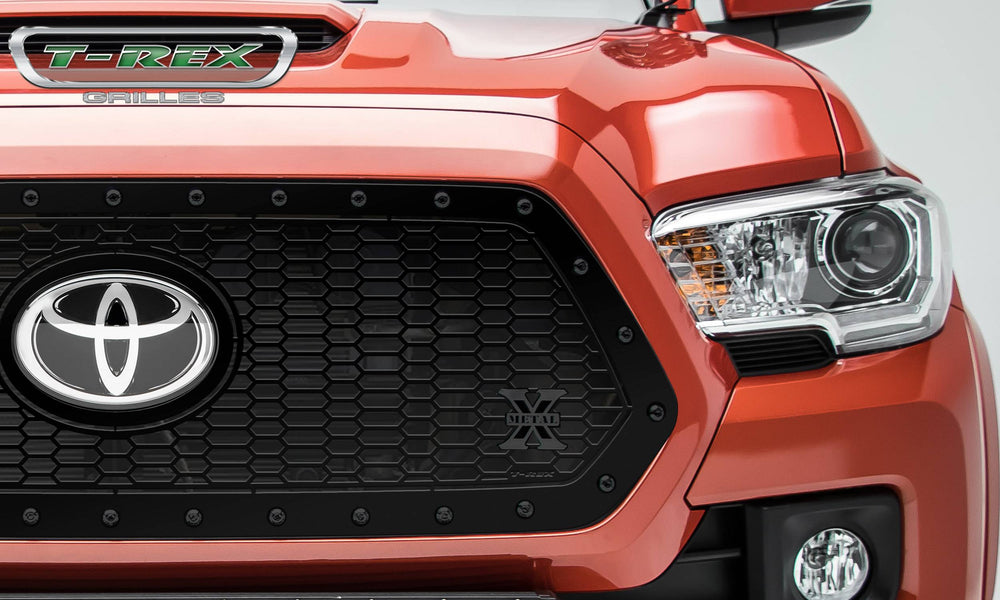 18C TACOMA STEALTH LASER X GRILLE/BLACK/MILD STEEL/1 PC/INSERT