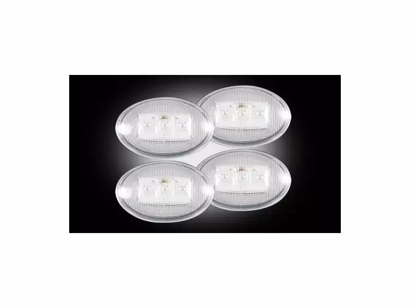 Clear LED Side Marker Lights