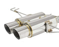 Mega Power Double Barrel 3-Inch Stainless Steel Cat-Back Exhaust
