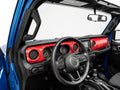 Gloss Red ABS Plastic Door Sill Trim
