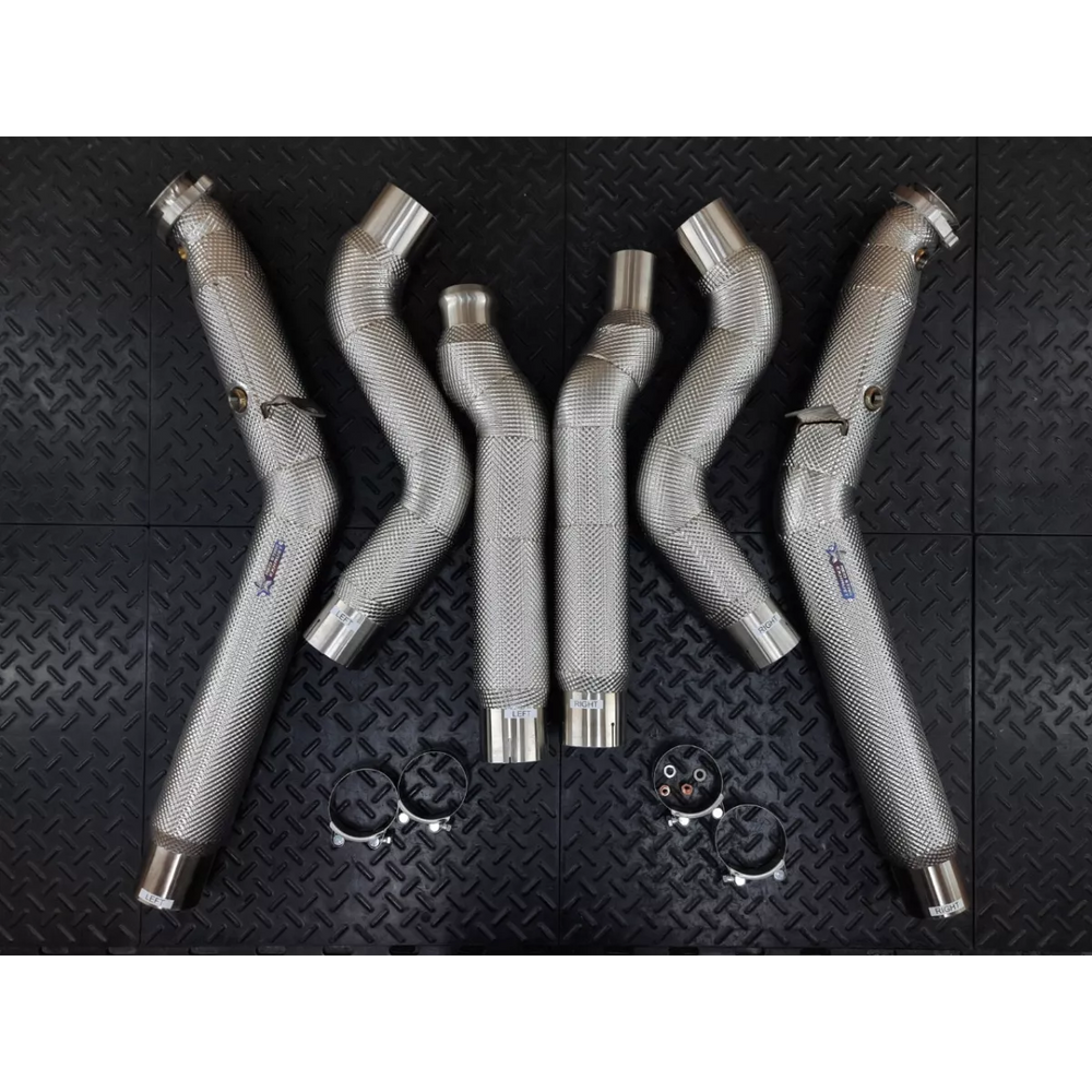 4.7L M278 Biturbo V8 Downpipes