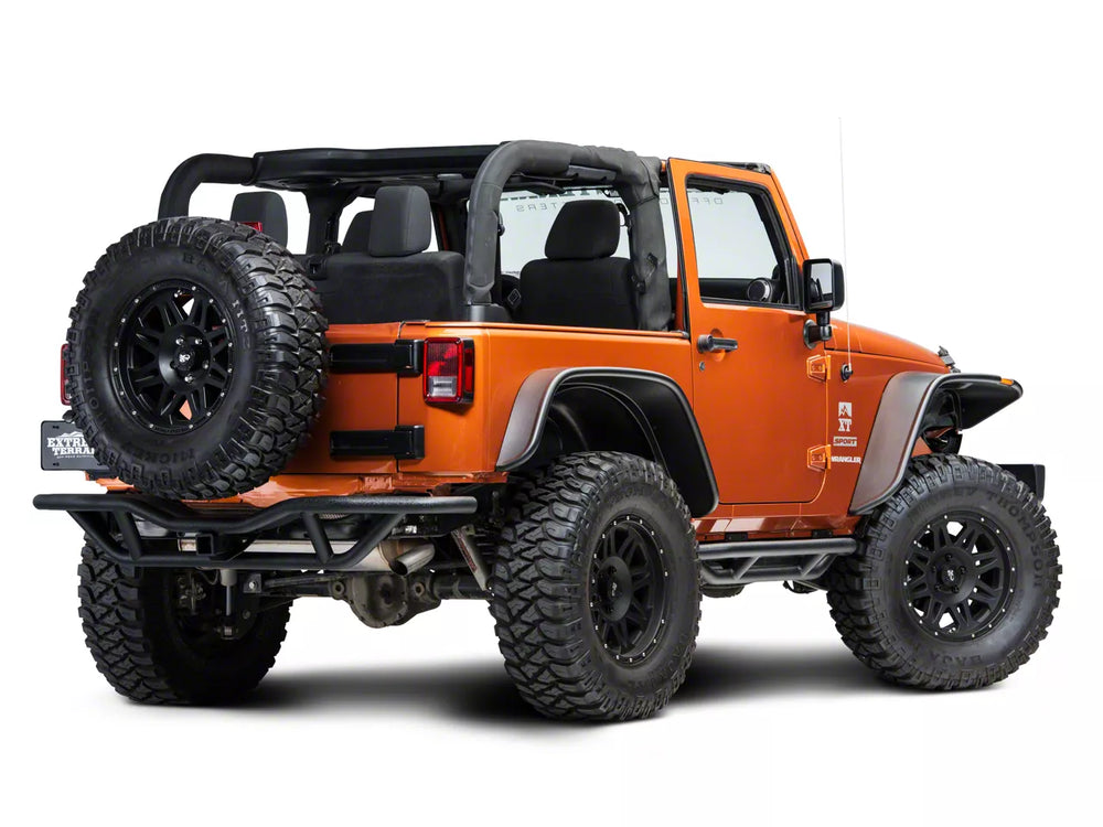 Rock Crawler Rear Bumper with 2-Inch Hitch