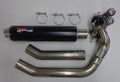 Hayabusa Stage 1/2 Turbo Kit Pipe and Muffler Setup