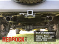 Dual Outlet Axle-Back Exhaust System with Satin Black Tips