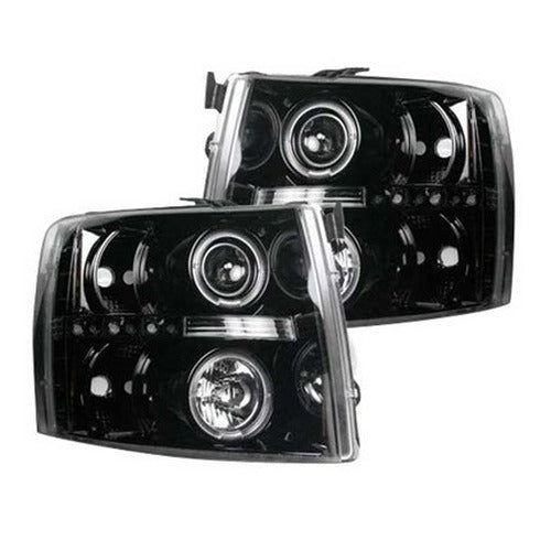 Projector Headlights with CCFL Halos and DRLs