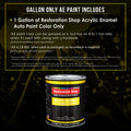 Black Sparkle Metallic Acrylic Enamel