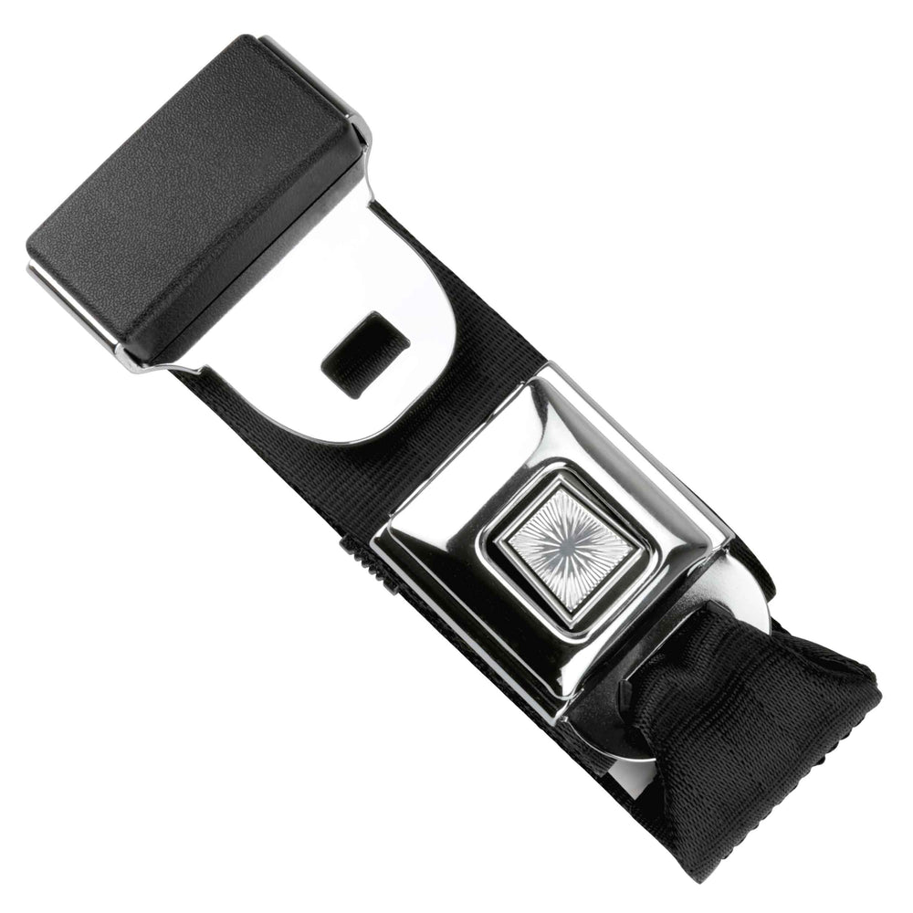 2-Point Lap Seat Belt with Starburst Chrome Buckle