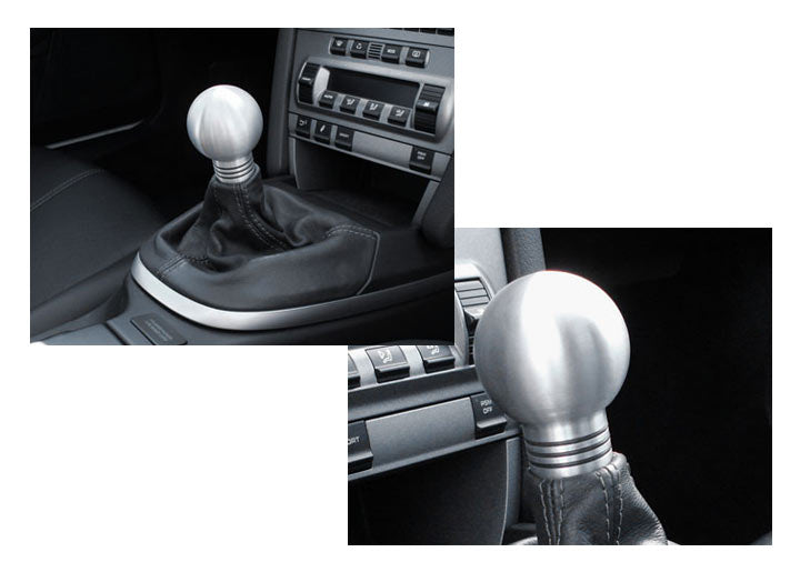 Ergonomic Shift Lever With Rubber Trim Rings