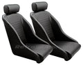 Racing Bucket Seat Pair, Red