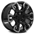 18x8.5 Gloss Black 6-Lug Wheel