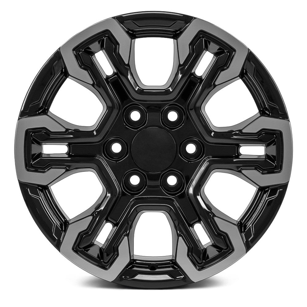 18x8.5 Gloss Black 6-Lug Wheel