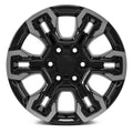 18x8.5 Gloss Black 6-Lug Wheel