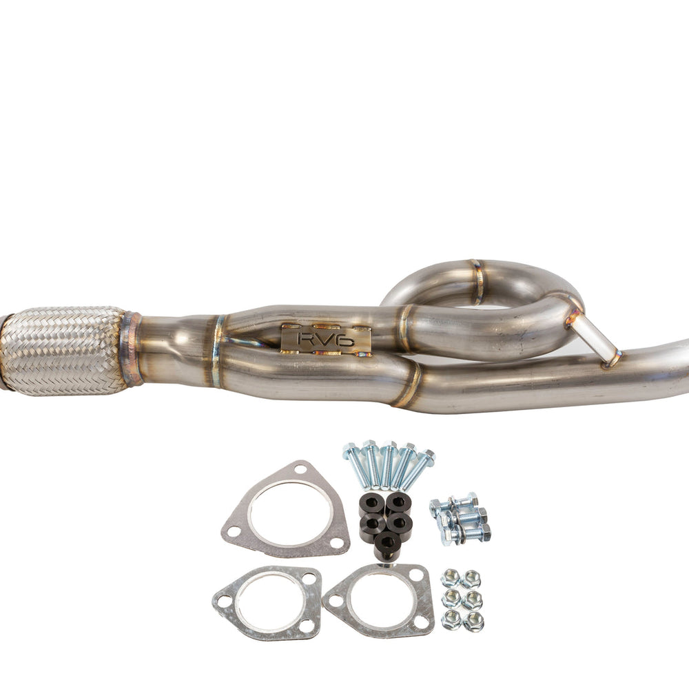 AWD V2 Long Tube J-Pipe Kit Stainless Steel