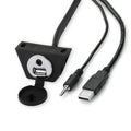 USB/USB-C to Auxiliary Cable, 53-Inch