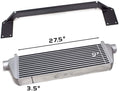 Front Mount Intercooler Kit 27.5" x 9" x 3.5" Aluminum Core