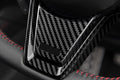 Carbon Fiber Steering Wheel Accent Trim Set