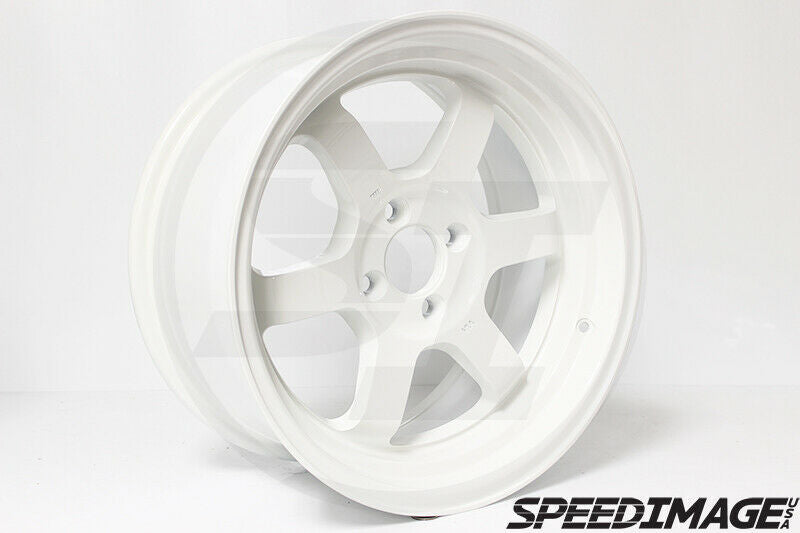Grid V Classic 15x8 +0mm 4x100 White Wheel Set
